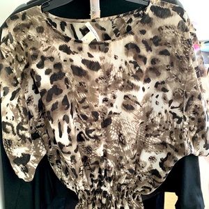 Animal Print Top